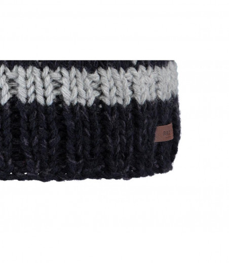 pompom beanie blue red pompom beanie blue red